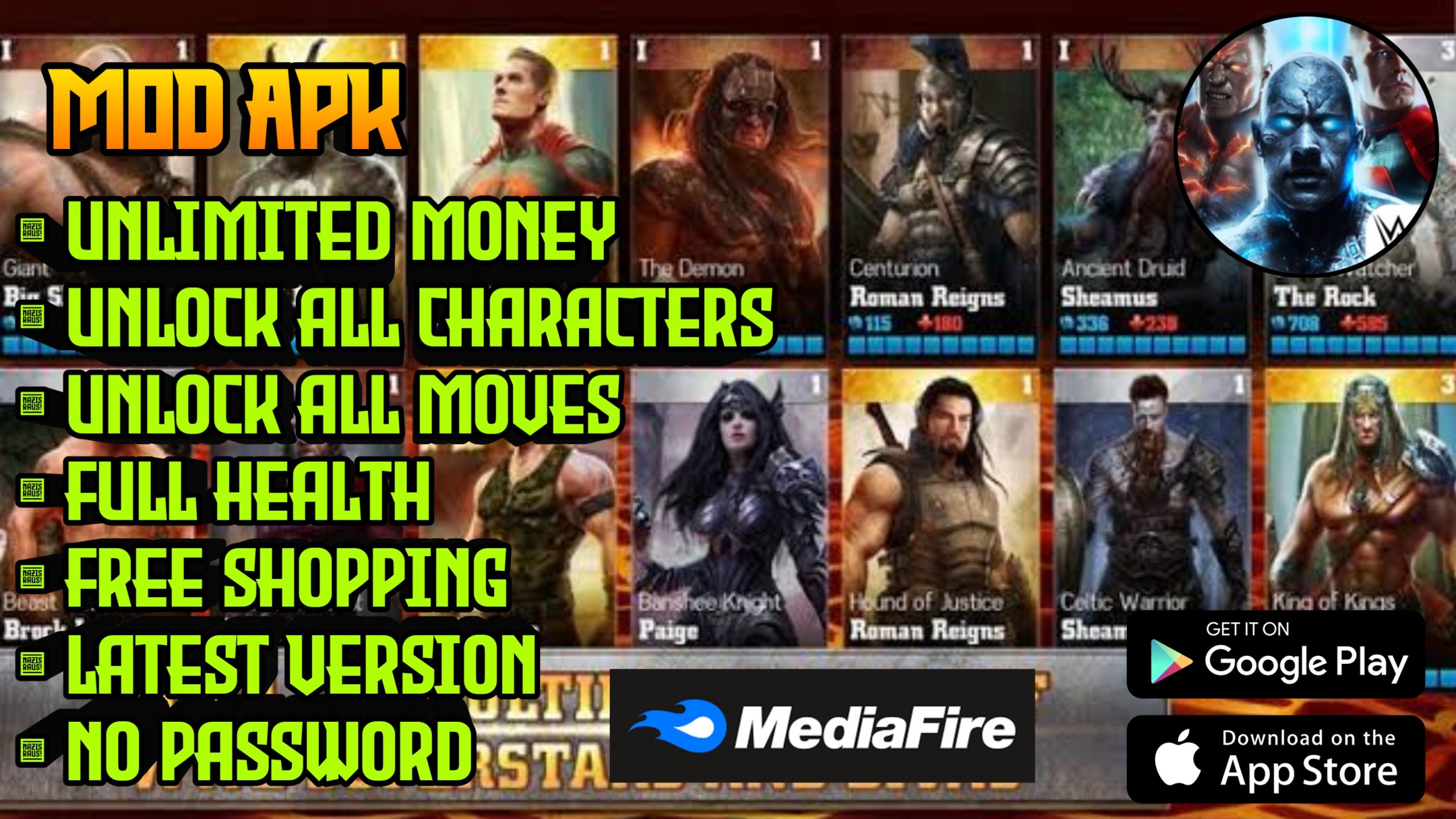 WWE Immortals Mod Apk