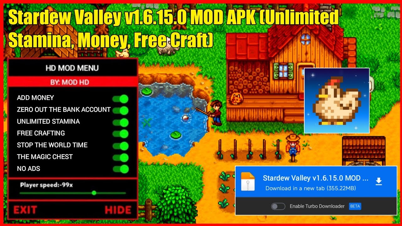 Stardew Valley (MOD, Unlimited Money)
