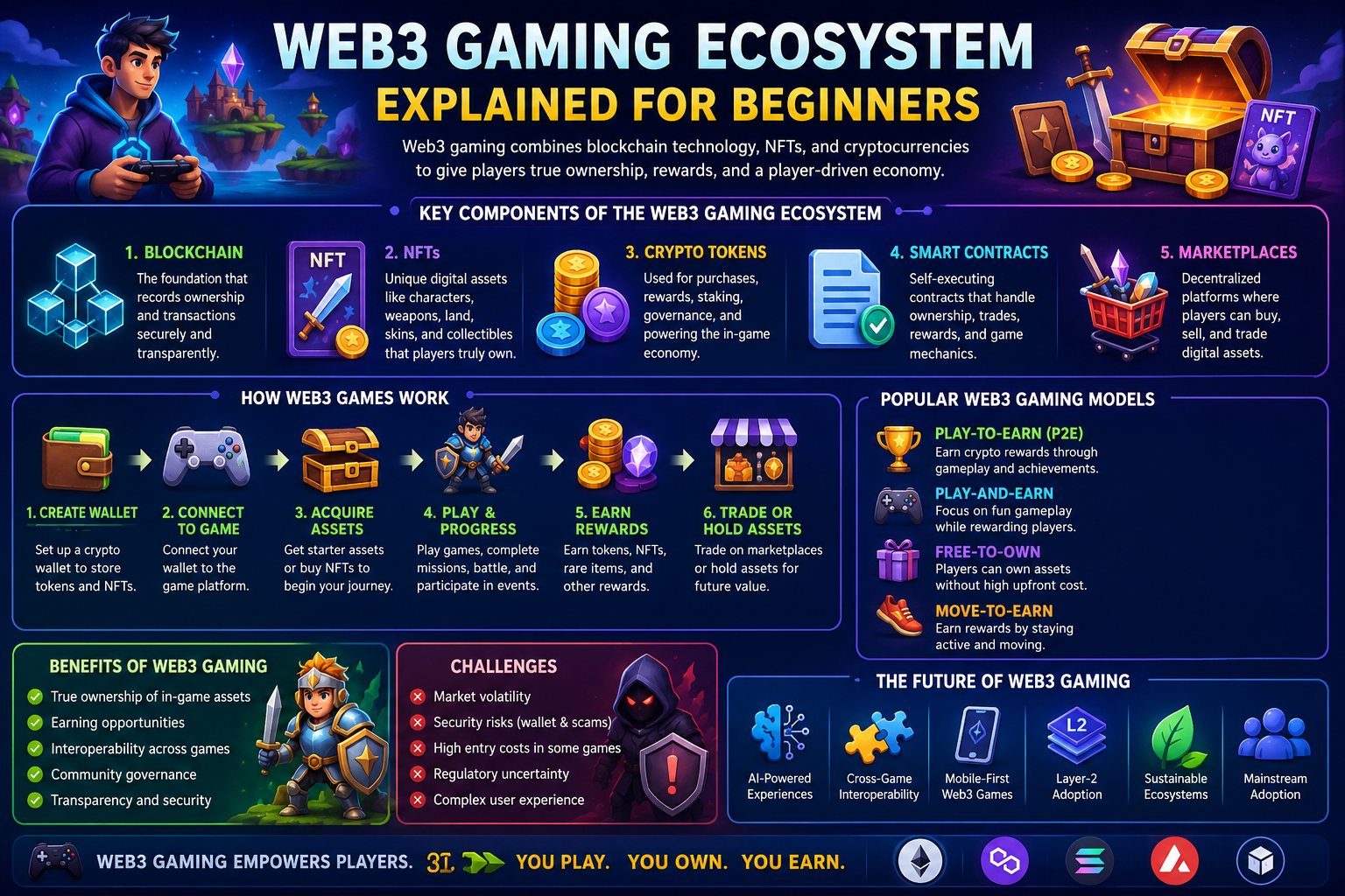 Web3 Gaming Ecosystem Explained for Beginners (2026 Guide) Introduction